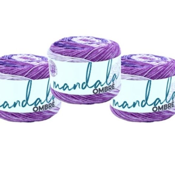 *3 Pack* Lion Brand Mandala Multi-color Yarn - Picture 1 of 1